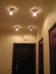 Suspended ceiling in the hallway in Khrushchev photo