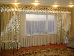 Пашыць шторы ў гасціную фота
