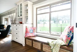Window Sill In The Bedroom Interior