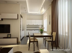 Kitchen in a three-room Khrushchev house photo