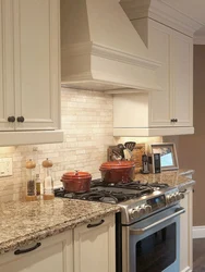 Kitchens With Beige Tile Splashback Photo