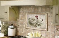 Panels in the kitchen interior