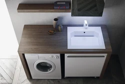 Bathroom Cabinet With Countertop Photo