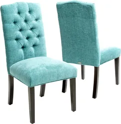 Soft chairs for the kitchen with a backrest modern photos