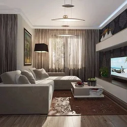 Small Living Room Design With Corner Sofa