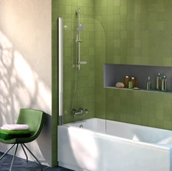 Faucet with rain shower for bathroom photo