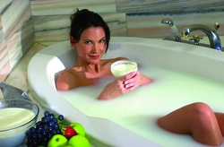 Milk bath photo