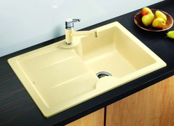 Overhead sink in the kitchen interior