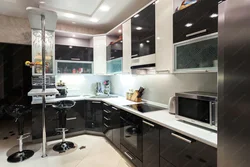 High-tech corner kitchens photo