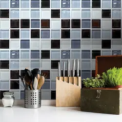 Self-adhesive panels in the kitchen interior