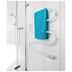 Towel dryers for the bathroom photo