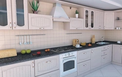 Bleached oak kitchen photo