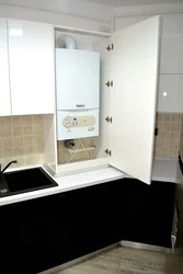Фото Газ Қазандығы Мен Тоңазытқышы Бар Ас Үй Дизайны