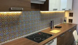 Фартук для кухни из пленки фото самоклеющейся