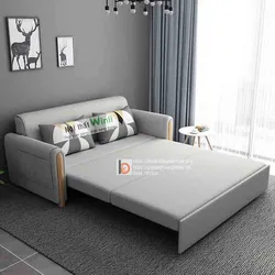 Sofa in a small bedroom instead of a bed interior photo
