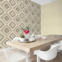 Wallpaper for the kitchen washable design non-woven wide