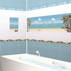 Bath tile panel photo