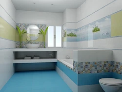 Bath tile panel photo