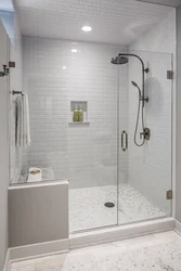 Shower cabins instead of bathtubs photo