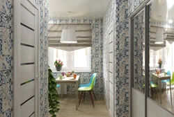 Kitchen without door design in the hallway