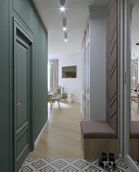 Kitchen without door design in the hallway