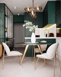 Color Of Chairs In The Kitchen Interior