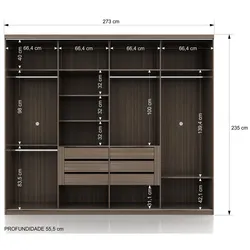 Filling a wardrobe in a hallway with 3 doors photo