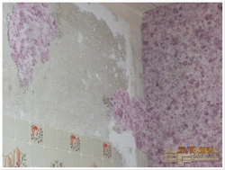 Liquid wallpaper for bathroom walls photo