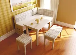 Dining areas for the kitchen with a sofa and chairs photo