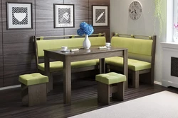 Dining areas for the kitchen with a sofa and chairs photo