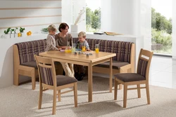 Dining areas for the kitchen with a sofa and chairs photo