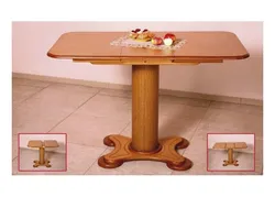 Kitchen table with one leg photo