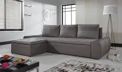 Кутняя канапа са спальным месцам вялікай фота