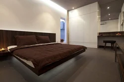 Floating Bed In The Bedroom Interior