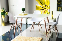 What tables and chairs are now in fashion for the kitchen photo