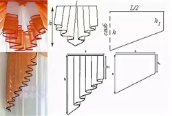 Mətbəx fotoşəkili üçün DIY lambrequin