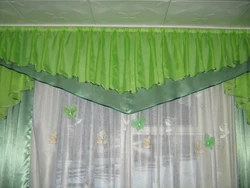 Ламбрекини DIY барои акси ошхона