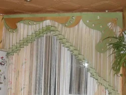 Ас үйдегі фотосуретке арналған DIY ламбрекин