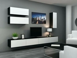 Modern TV stands in the living room photo