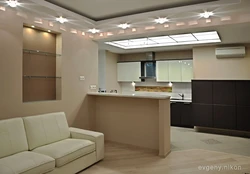 Ceiling living room kitchen stretch lighting photo