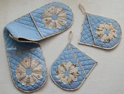 DIY kitchen mitts pattern photo