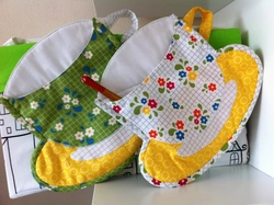 DIY kitchen mitts pattern photo