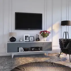 TV stands in the living room photo