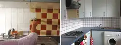 Абнавіць плітку ў ваннай фота