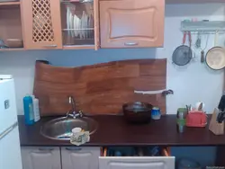 Фартук для кухни из ламината своими фото
