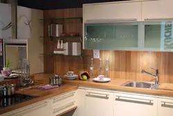 Дизайн Кухни С Деревянным Фартуком