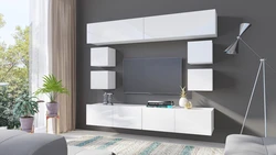 Wall cabinets for the living room modern photos