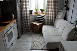 Small kitchen design with sleeping area