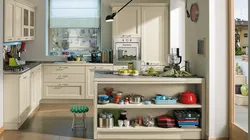 Kitchen top with shelf photo