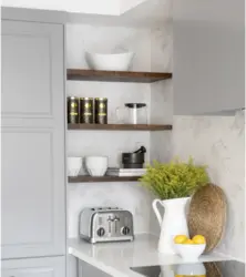 Kitchen top with shelf photo